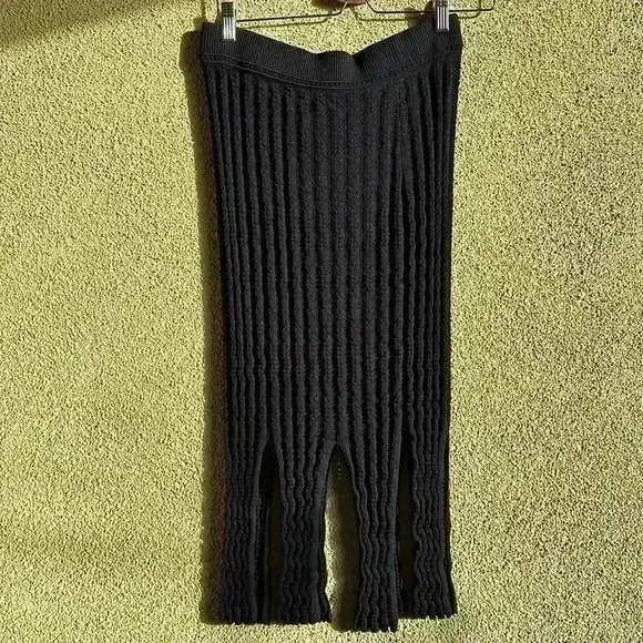NEW Knit Pencil Skirt, Blue, L - Picture 1 of 8